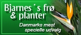 Bjarnes fr&oslash; og planter.