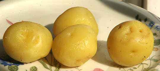Æggeblomme kartofler