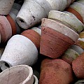 Rustikke lerpotter