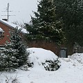 Når vejene ryddes kastes den saltholdige sne ind i haver